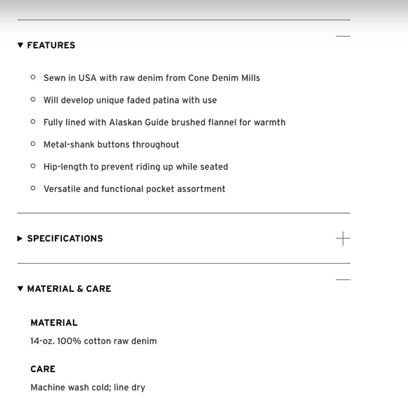 Made USA Lined Short Cruiser - Denim - S - Picture 5 of 5